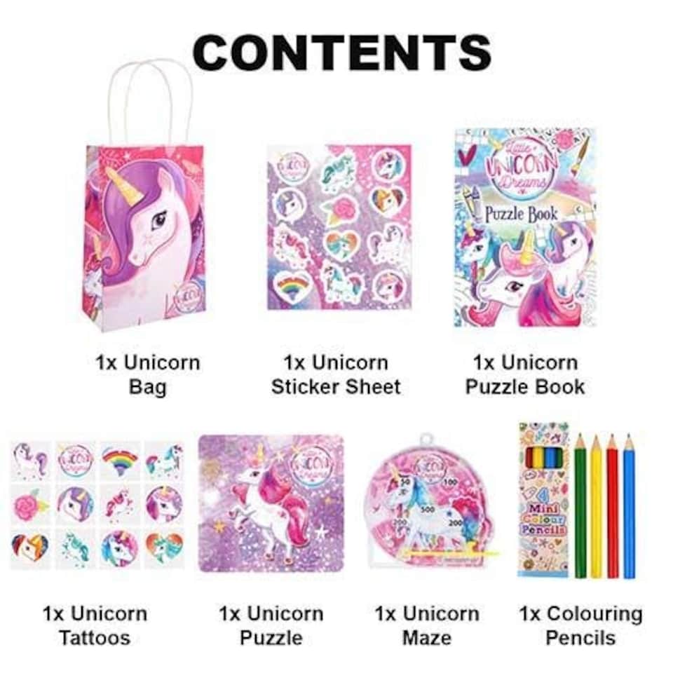 image 1 of Unicorn Pre-Filled Party Favour Bag