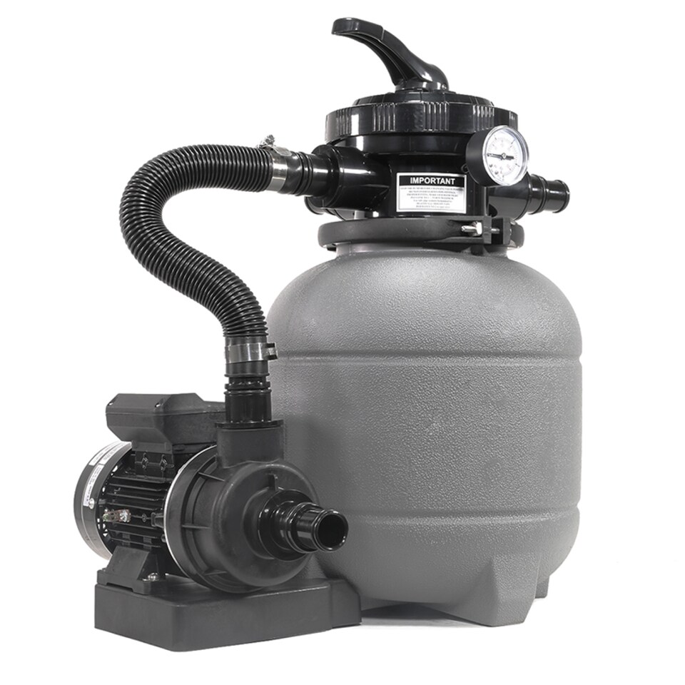 image 1 of Deep Blue Pool System 16 Sand Filter and KP Pump (0.33HP) Compact Efficiency