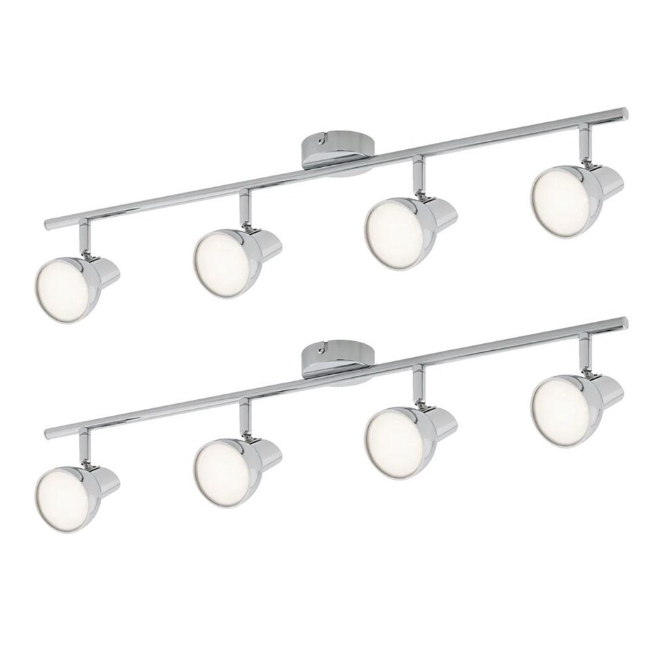 image 1 of Set of 2 Apollo - Polished Chrome 4 Way Adjustable LED Spotlights