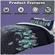 image 7 of VELVETIO Feathers Geometric Printed Duvet Cover Set Reversible Polycotton Beddings Grey | Super King
