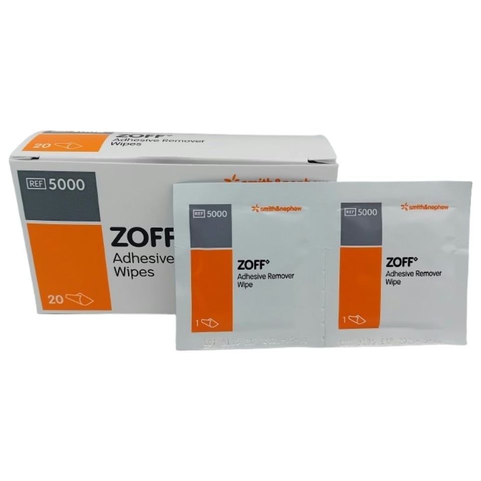 image 1 of ZOFF Adhesive Remover Wipes - Box of 20