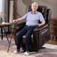 image 2 of HOMCOM Massage Recliner Chair, Lift Chair with Heat, USB, Remote, Brown Brown
