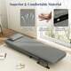 image 10 of COSTWAY 3-in-1 Convertible Sofa Bed Sleeper Chair Grey Grey