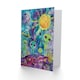 image 2 of Friendly Happy Space Aliens Planets Watercolour Birthday Card