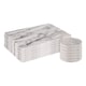 image 1 of Argon Tableware 12pc Marble Placemats & Round Coasters Set - White White