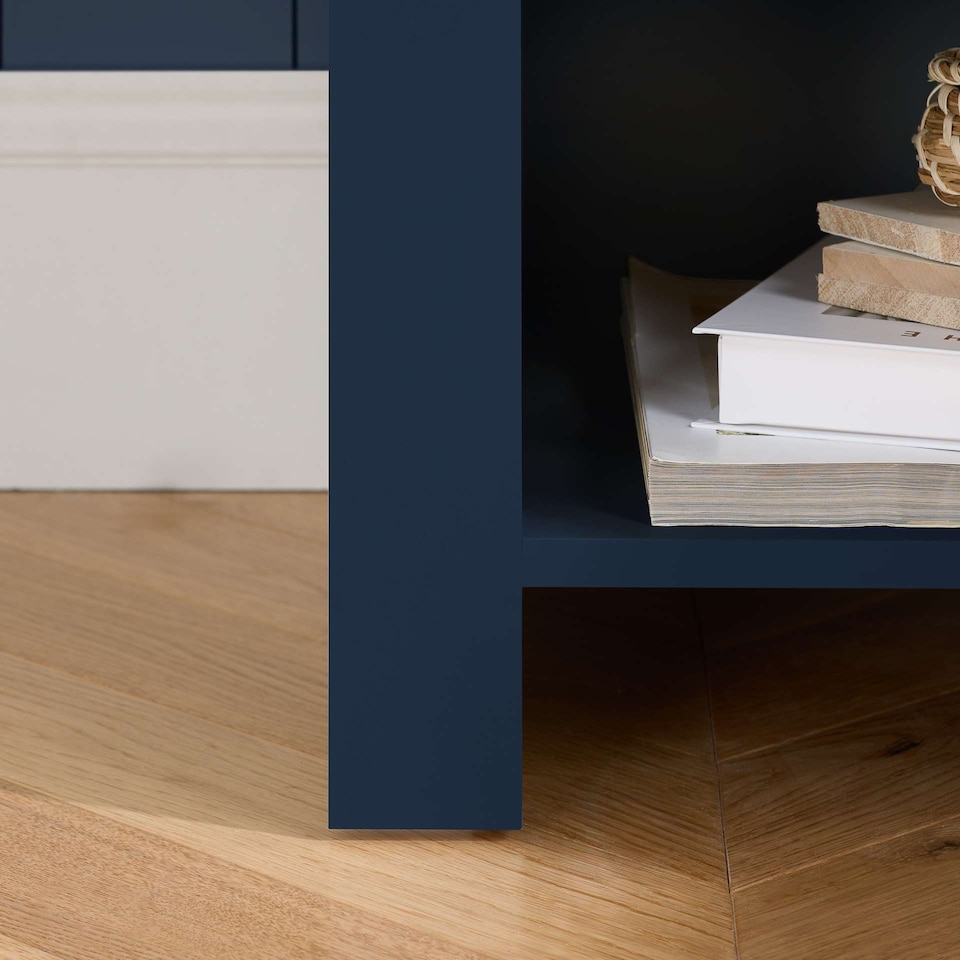 image 1 of Highgate 1 Drawer Lamp Table Navy