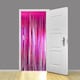 image 1 of Holographic Hot Pink Foil Door Curtain Backdrop 92cm x 244cm - Pack of 25