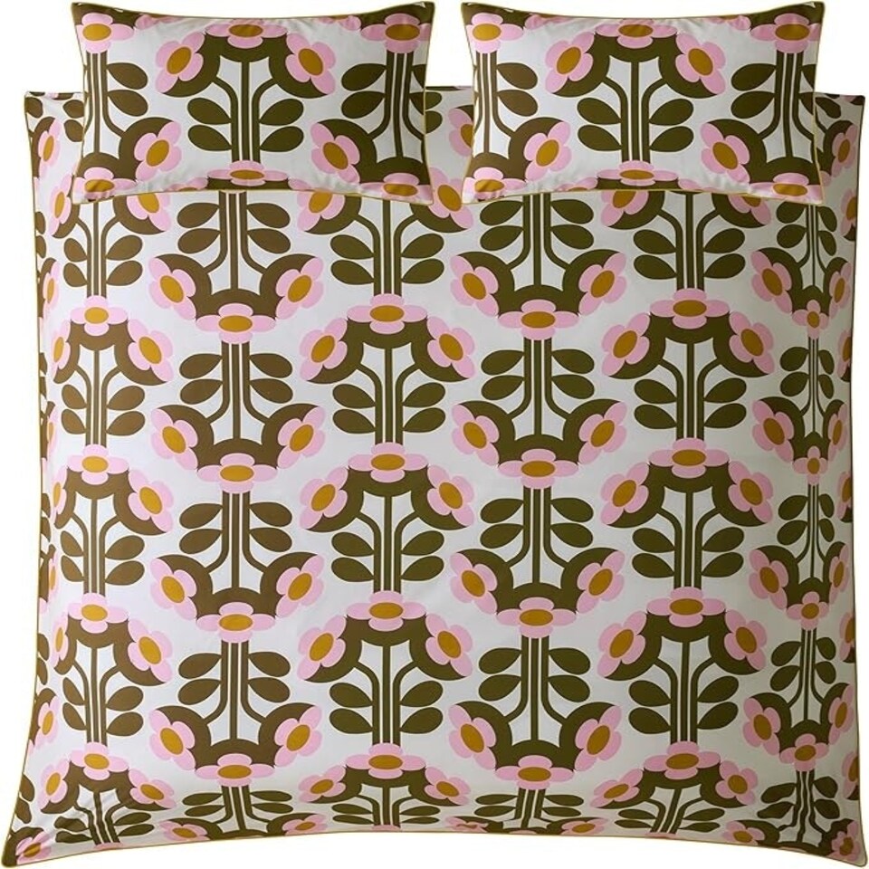 image 1 of Orla Kiely Buttercup Blossom Duvet Cover Set - Yellow Yellow | Single