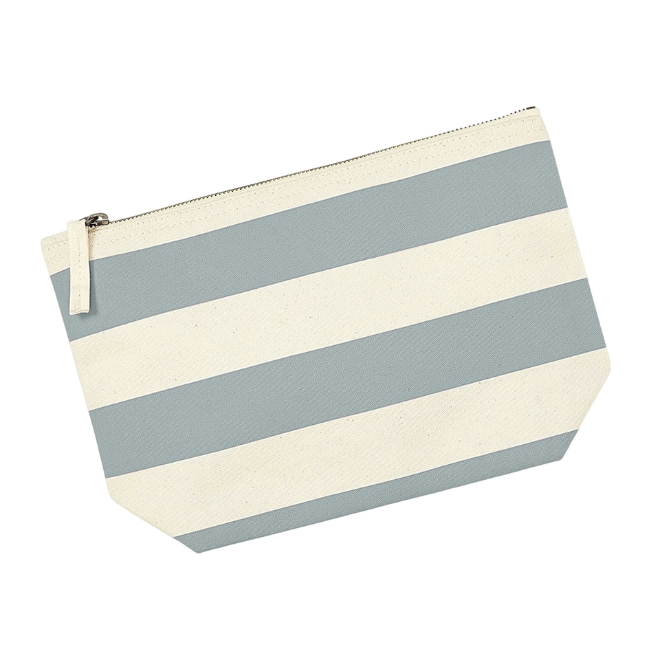 image 1 of Westford Mill Nautical Accessory Bag - Natural/Grey - One Size (UTBC5448) | Multi