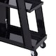 image 9 of DURHAND Welding Cart Welder Trolley Garage for Gas Bottles w  Safety Chain, Wheels, Black