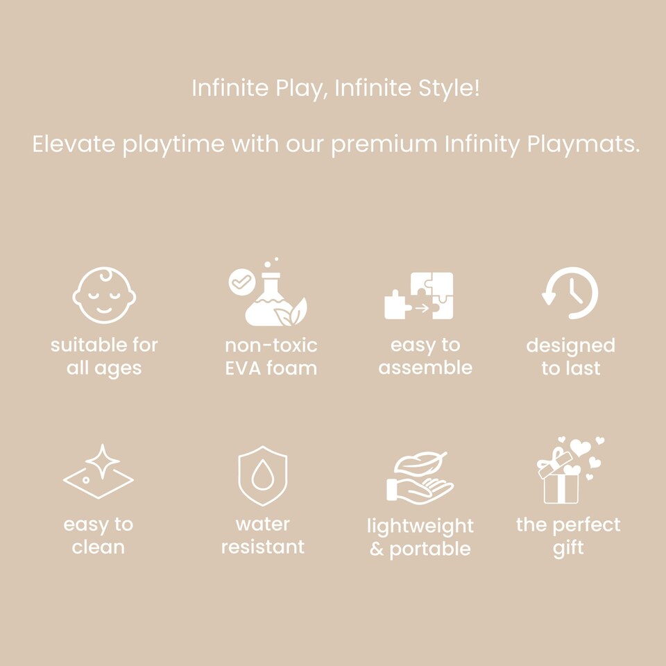 image 1 of Tutti Bambini Infinity Baby Playmat Oddity Blush