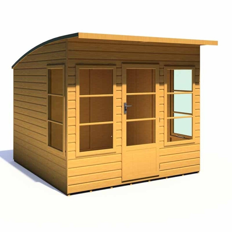 image 1 of Orchid 8 x 8 Feet Summerhouse - L244.6 x W283.3 x H215.9 cm Brown