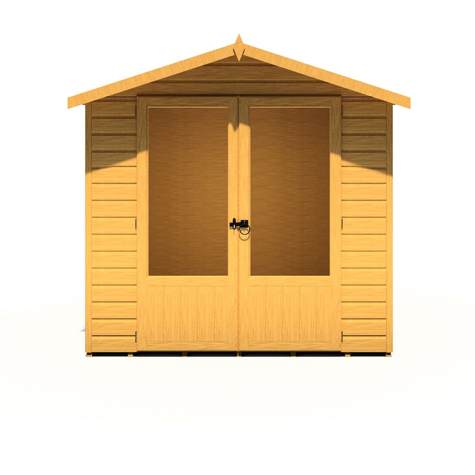 image 1 of Avance Shiplap Summerhouse Garden Sun Room Approx 7 x 5 Feet | Brown