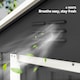 image 6 of Outsunny 6.5x3.5ft Metal Garden Shed for Garden, Dark Grey | Grey | Dark Grey | 191H x 194L x 107D cm