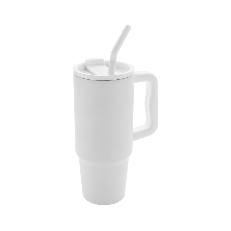 image 1 of XD Collection Embrace Deluxe Recycled Stainless Steel 900ml Tumbler - White - One Size