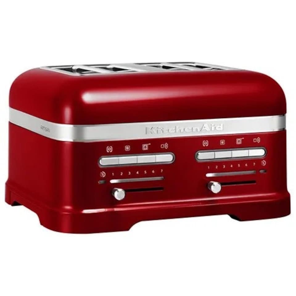 image 1 of KitchenAid Artisan Candy Apple 4 Slot Toaster and Kettle Set