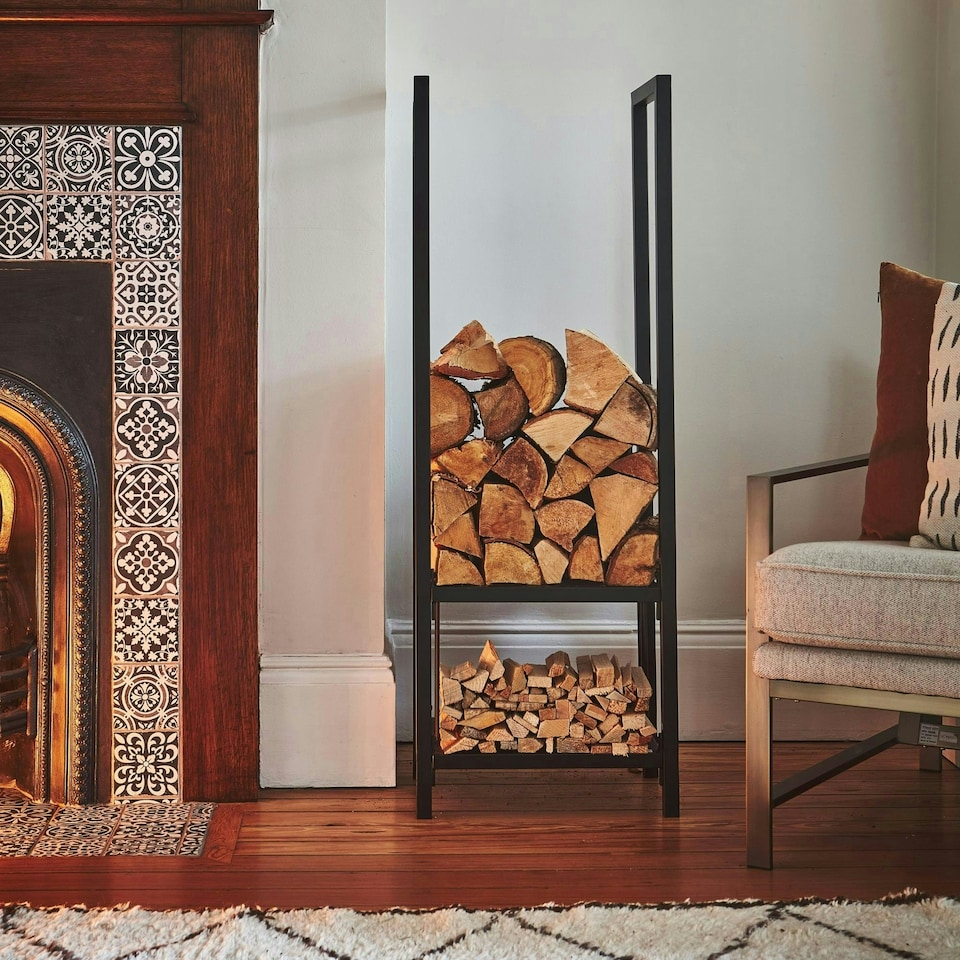 image 1 of Tall Square Shelved Log Storage | Multi