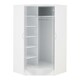 image 9 of Nevada 2 Door Corner Wardrobe Grey