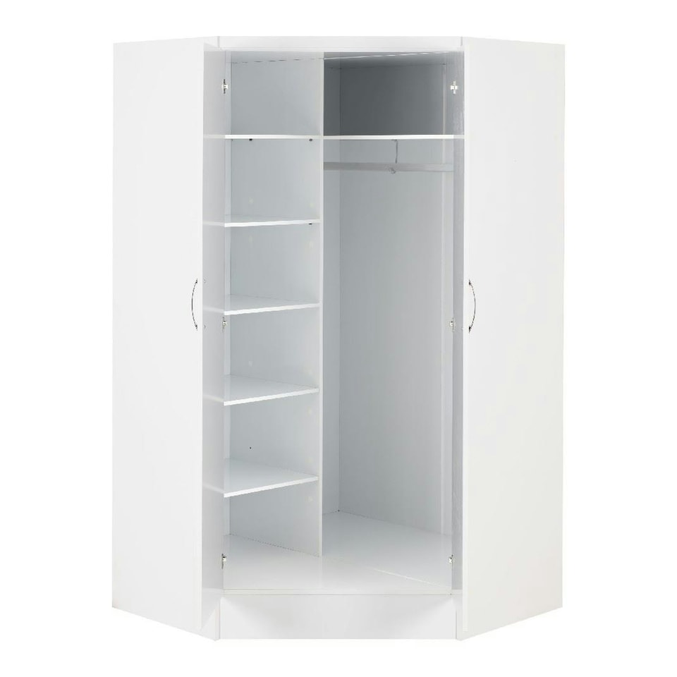 image 1 of Nevada 2 Door Corner Wardrobe Grey