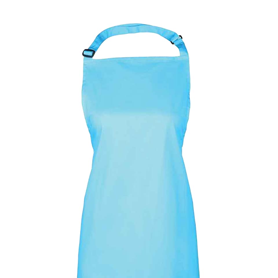 image 1 of Premier Unisex Adult Colours Full Apron | Blue | Cyan | One Size | 1