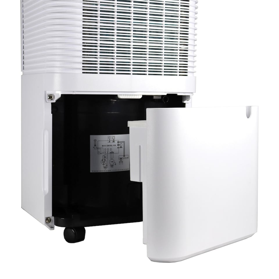 image 1 of Prodex 12L/Day Dehumidifier, Extracts Moisture in your Home/Office/Garage, Low Energy Dehumidifier Removes Damp & Condensation for Laundry Drying & Mould Prevention, 24 Hour Timer