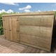 image 3 of 14 x 6 WINDOWLESS Garden Shed Pressure Treated T&G PENT Wooden Garden Shed + Double Doors (14' x 6' / 14ft x 6ft) (14x6)