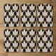 image 2 of Black & Gold Floral Pattern (Coaster)