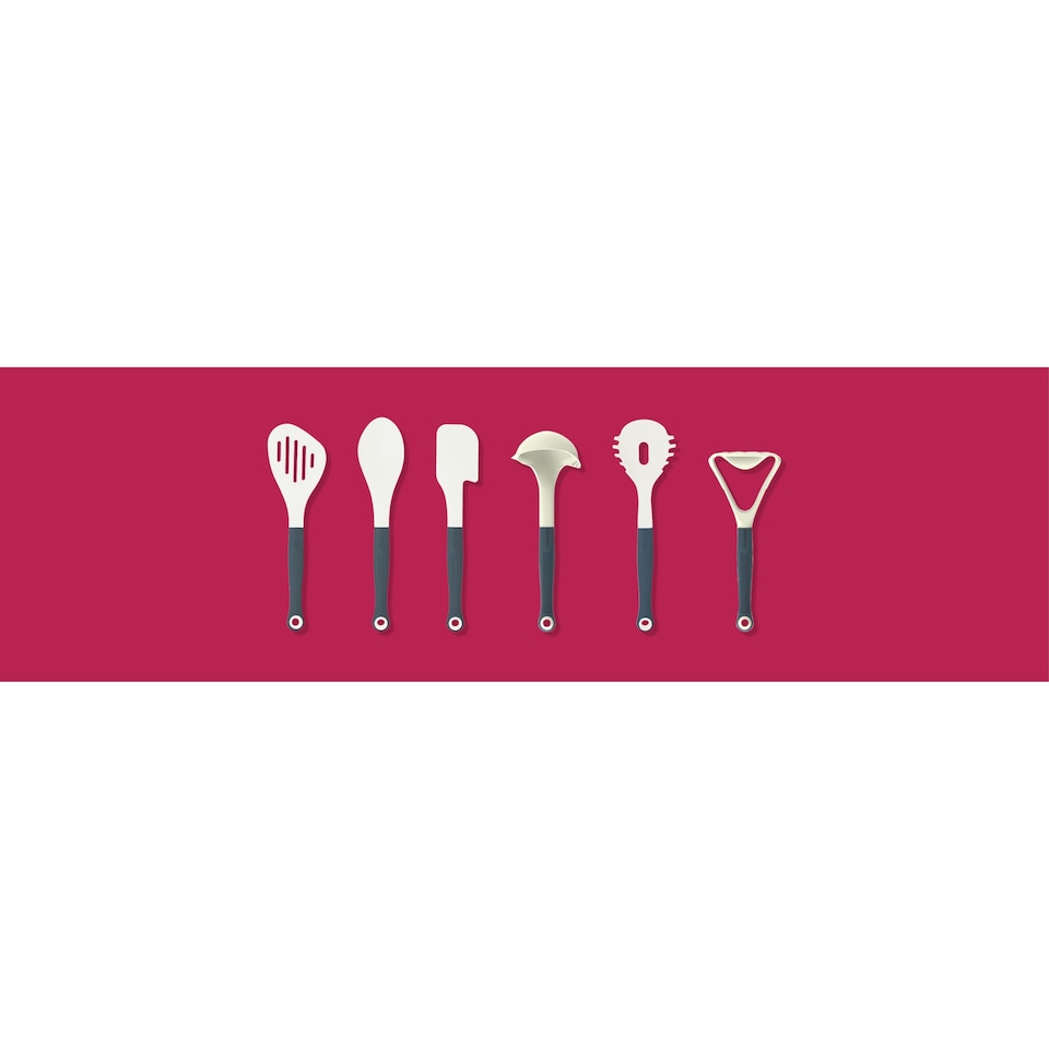 image 1 of Colourworks Classics Cream Silicone Spatula with Soft Touch Handle