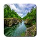 image 1 of River in mountain forest landscape (Coaster)