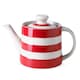 image 1 of Tea Pot: 4 Cup Classic Teapot Cornishware Red