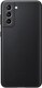 image 1 of Samsung Galaxy S21 Plus Leather Cover Black - EF-VG996LBEGWW