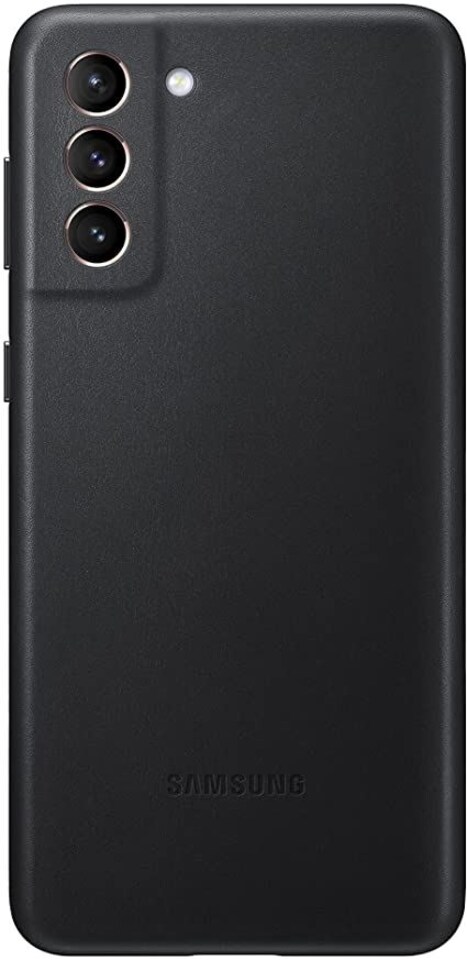 image 1 of Samsung Galaxy S21 Plus Leather Cover Black - EF-VG996LBEGWW