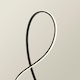 image 4 of ValueLights Infinity Black Swirl Integrated LED Floor Lamp Black