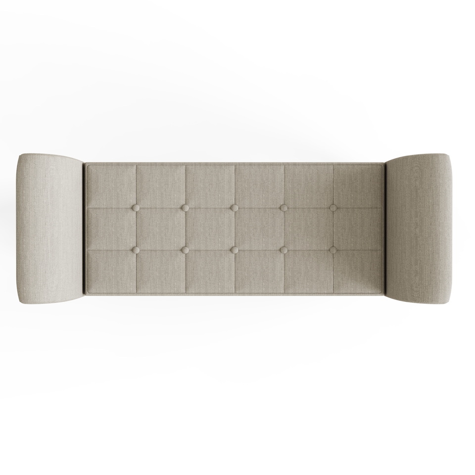 image 1 of Verona Upholstered Window Seat | Cream | Natural