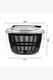 image 4 of Living and Home Kitchen Manual Salad Spinner Fruit Washer