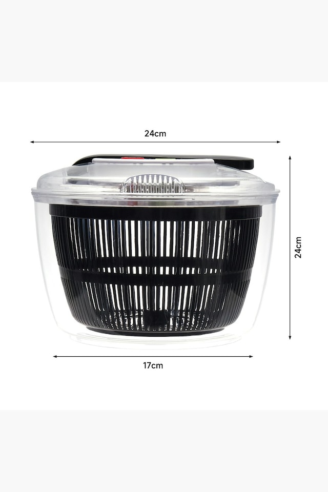 image 1 of Living and Home Kitchen Manual Salad Spinner Fruit Washer