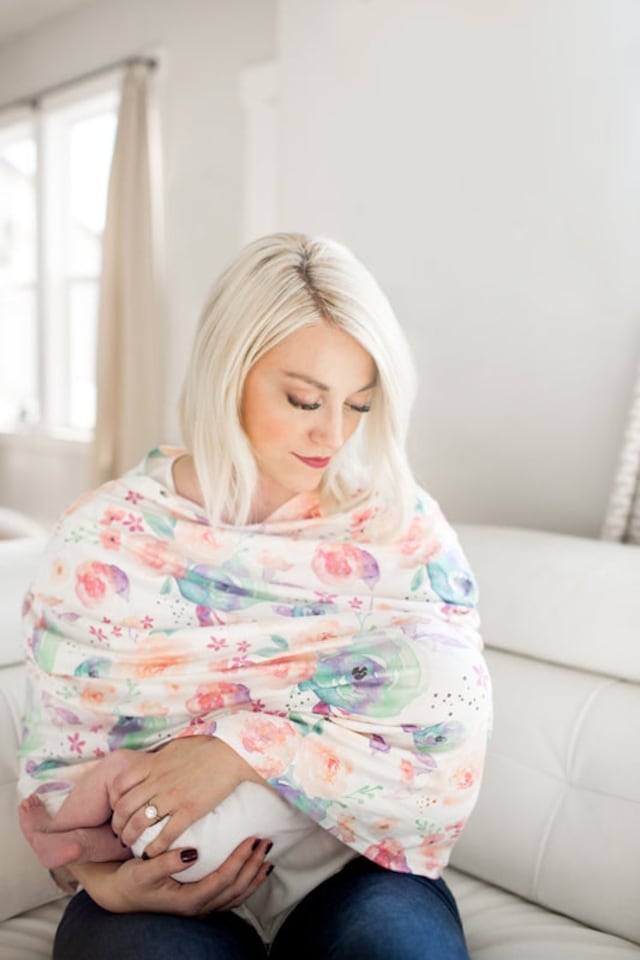 image 1 of Copper Pearl Nursing & Car Seat Cover Bloom