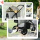 image 10 of PawHut Pet Stroller Foldable Dog Cat Travel Carrying Bag for Small Dogs