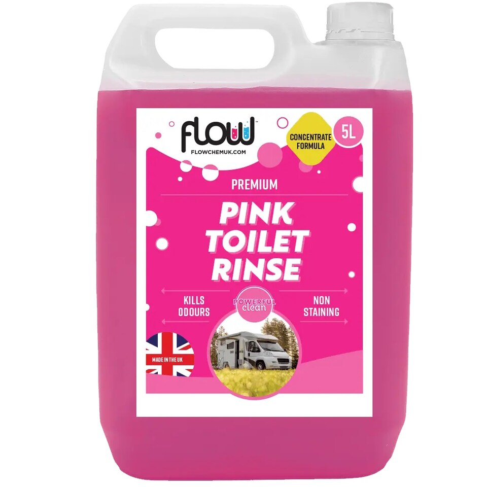 Flow Cherry Pink Toilet Rinse 5L