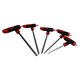 image 2 of 9pc Torx Star Tamperproof Security Key T Bar Handle Set T10 - T50 High Torque