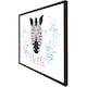 image 3 of Hello zebra (Picture Frame) White | L