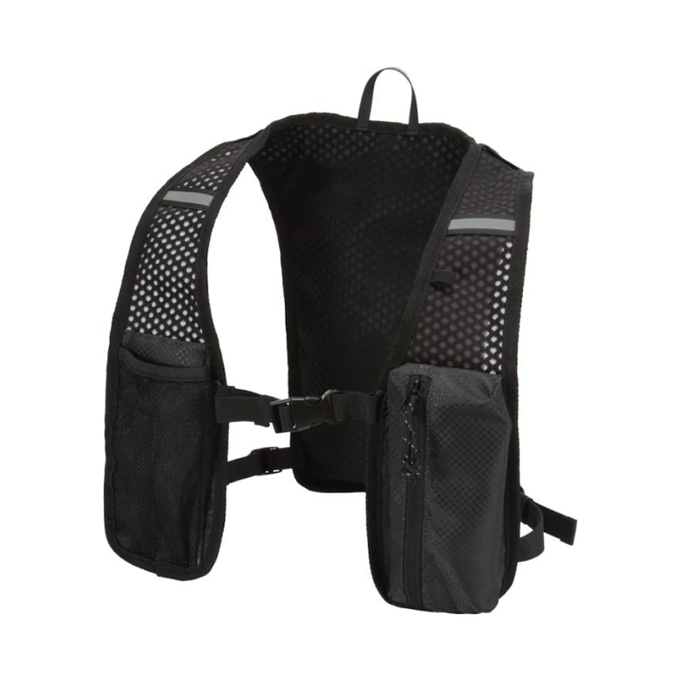 image 1 of Floso Nomad Recycled Running 5L Hydration Pack | Black | Solid Black | One Size | 1