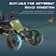 image 6 of HOMCOM Kids Children Pedal Go Kart Ride On Racer Braking System Adjustable Seat Green