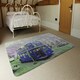 image 3 of London bus Behind blue (Rug) Blue | XL: 160x230cm