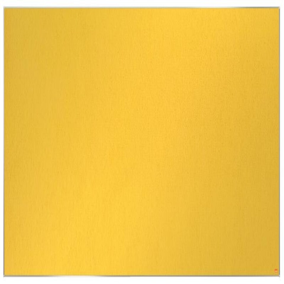Nobo Impression Pro Widescreen Yellow Felt Noticeboard Aluminium Frame 1880x1060mm 1915433