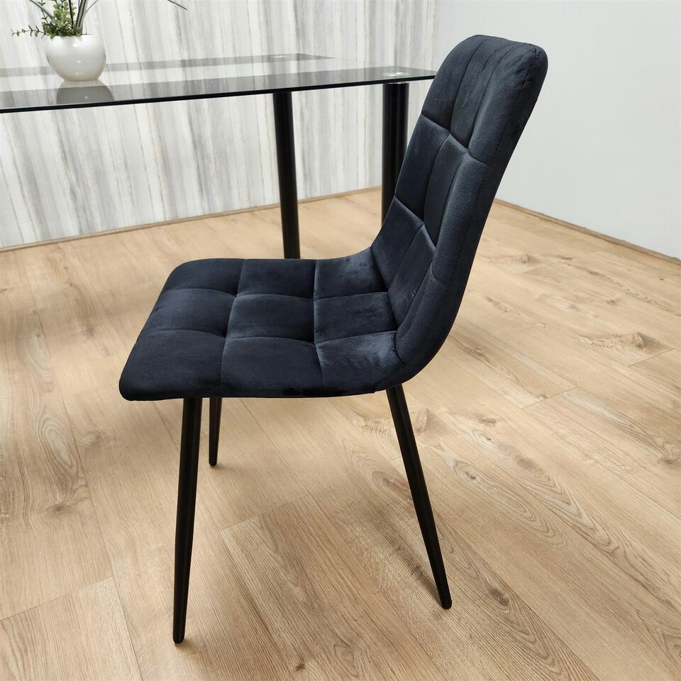 image 1 of Dining Table Set with 4 Chairs Dining Room, and Kitchen table set of 4 Grey