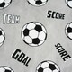 image 5 of OHS Kids Football Soft Fleece Sherpa Reverse Over Bed Blanket Throw, Grey - 100x120cm