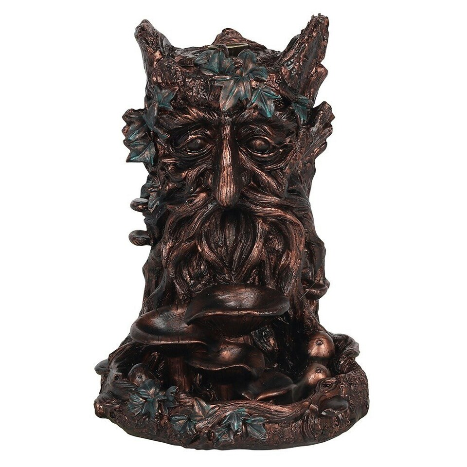 image 1 of Something Different Tree Man Backflow Incense Burner - Bronze - One Size