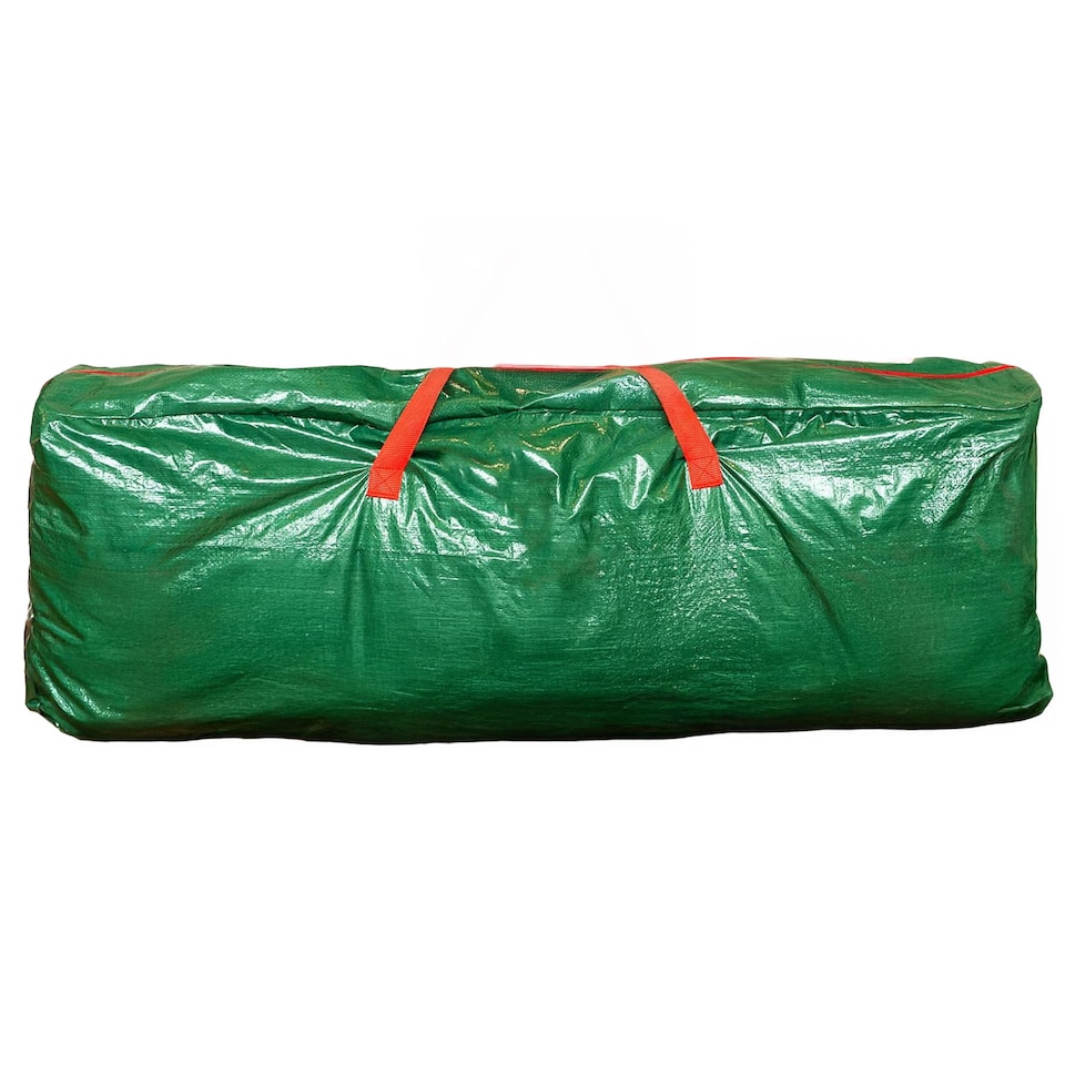 image 1 of Neo Christmas Tree Storage Bag for Artificial Trees Up to 9ft Heavy Duty Full Zip Strong Handles Durable Material 120cm Long Decoration | Green | Green | 120 x 25 x 43cm | 1