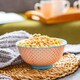 image 2 of Nicola Spring Hand-Printed Cereal Bowls - 16cm - Red - Pack of 6 | Multi | Multi